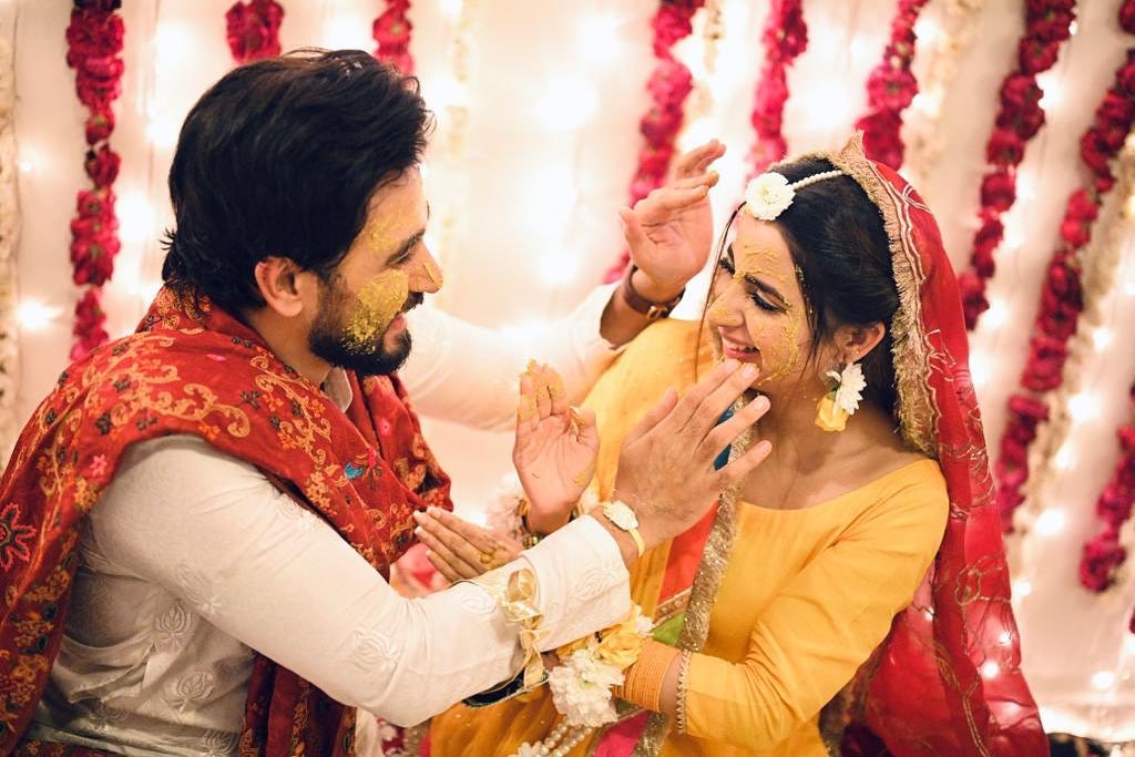 Fans speculate separation of Ahad Raza Mirand Sajal Aly on missing from Saboor Aly’s Mayun,