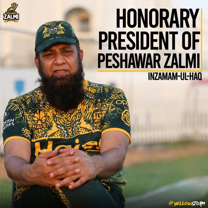 PSL 2022: Inzamam Ul Haq appointed Peshawar Zalmi president