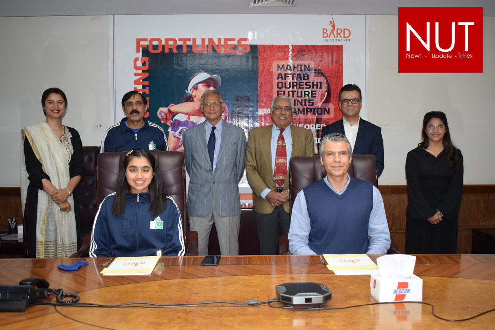 BARD Foundation to support tennis phenomenon Mahin Aftab to kick start her pro career