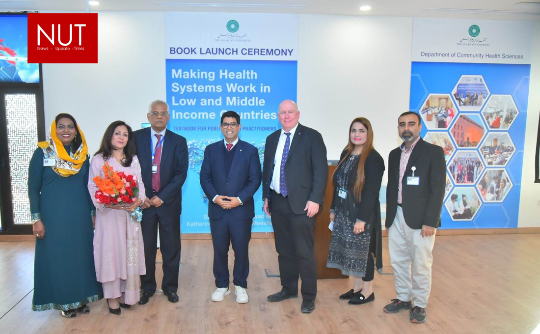 Aga Khan University holds a book launch ceremony for a new global public health title