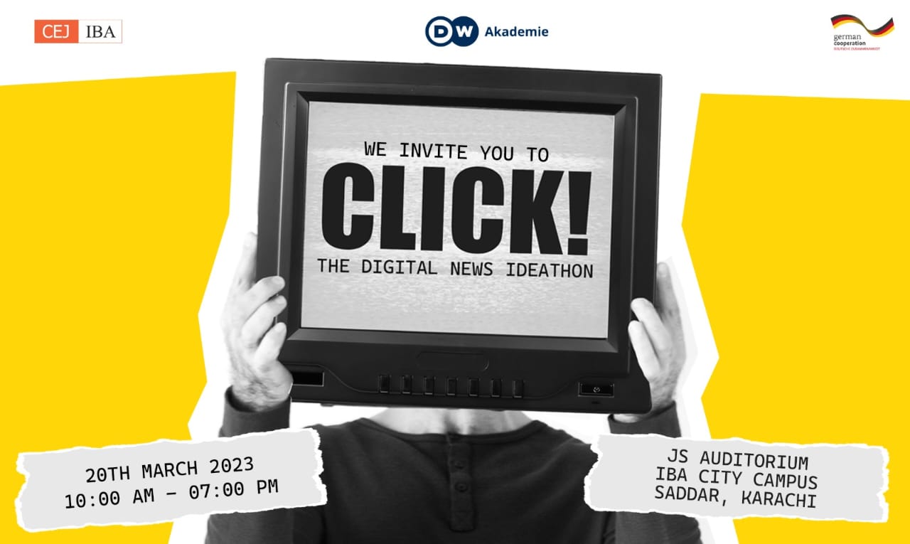 IBA-CEJ to organize ‘Click! The Digital News Ideathon’