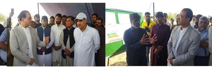 FEDERAL MINISTER FOR RAILWAYS AND AVIATION VISITS CBD PUNJAB PROJECT SITE