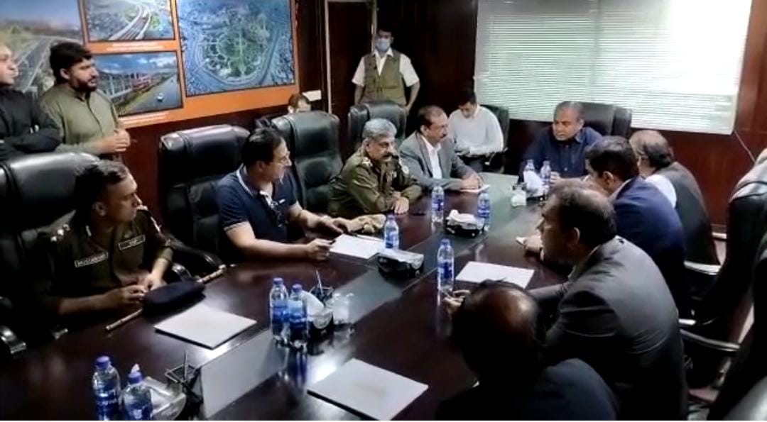 CARETAKER CHIEF MINISTER PUNJAB ASSESSES PROGRESS AT CBD PUNJAB Quaid  and Bab i pakistan PROJECT SITE