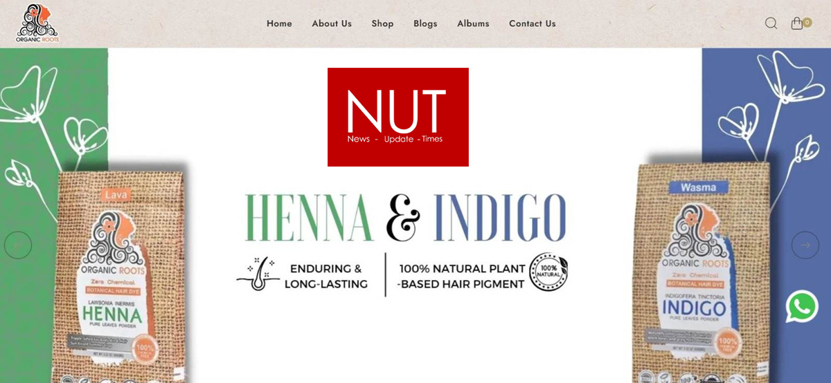 Get Organic Hair Colors & Shampoos in Pakistan from OrganicRoots with No Side Effects