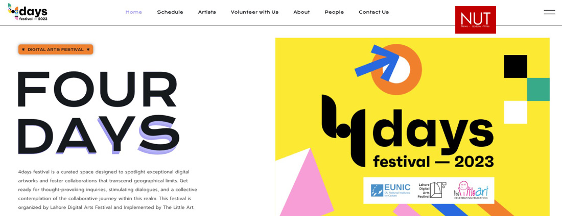 Introducing the Four Days: International Digital Arts Festival in Lahore
