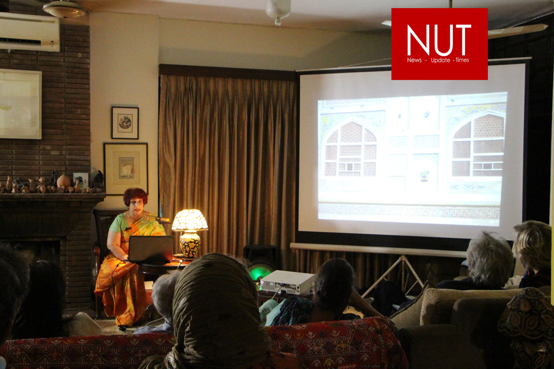 THAAP held a talk on Lahore Fort’s picture wall titled “Poetry on the wall”.