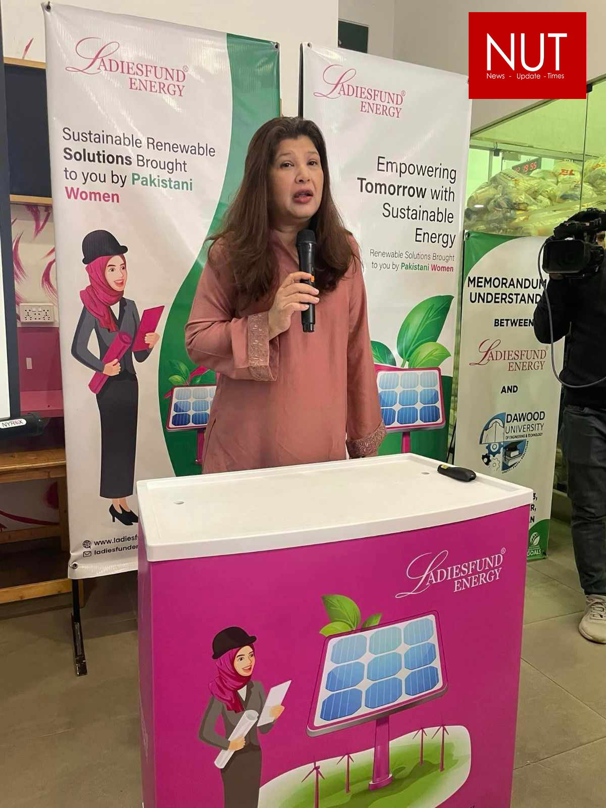 LADIESFUND Energy (Private) Limited held training for female engineering students on “Reducing Carbon Footprint.