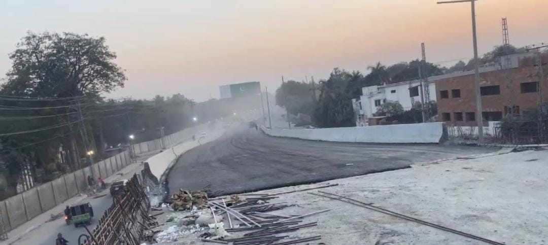 GHORA CHOWK FLYOVER PROJECT IN THE BRINK OF COMPLETION