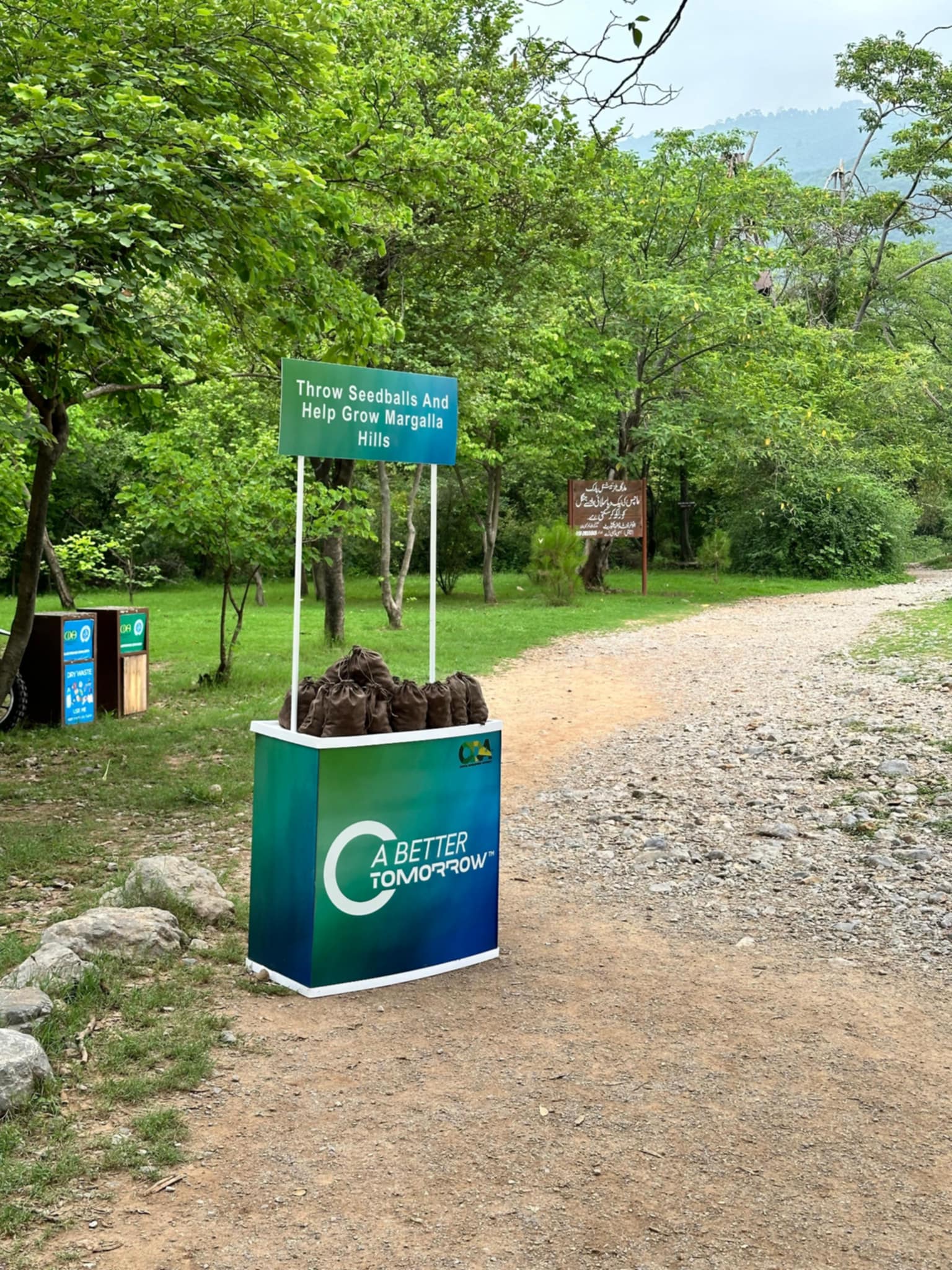 Throw and Grow: PTC and CDA Join Forces to Enhance Margalla Hills’ Greenery