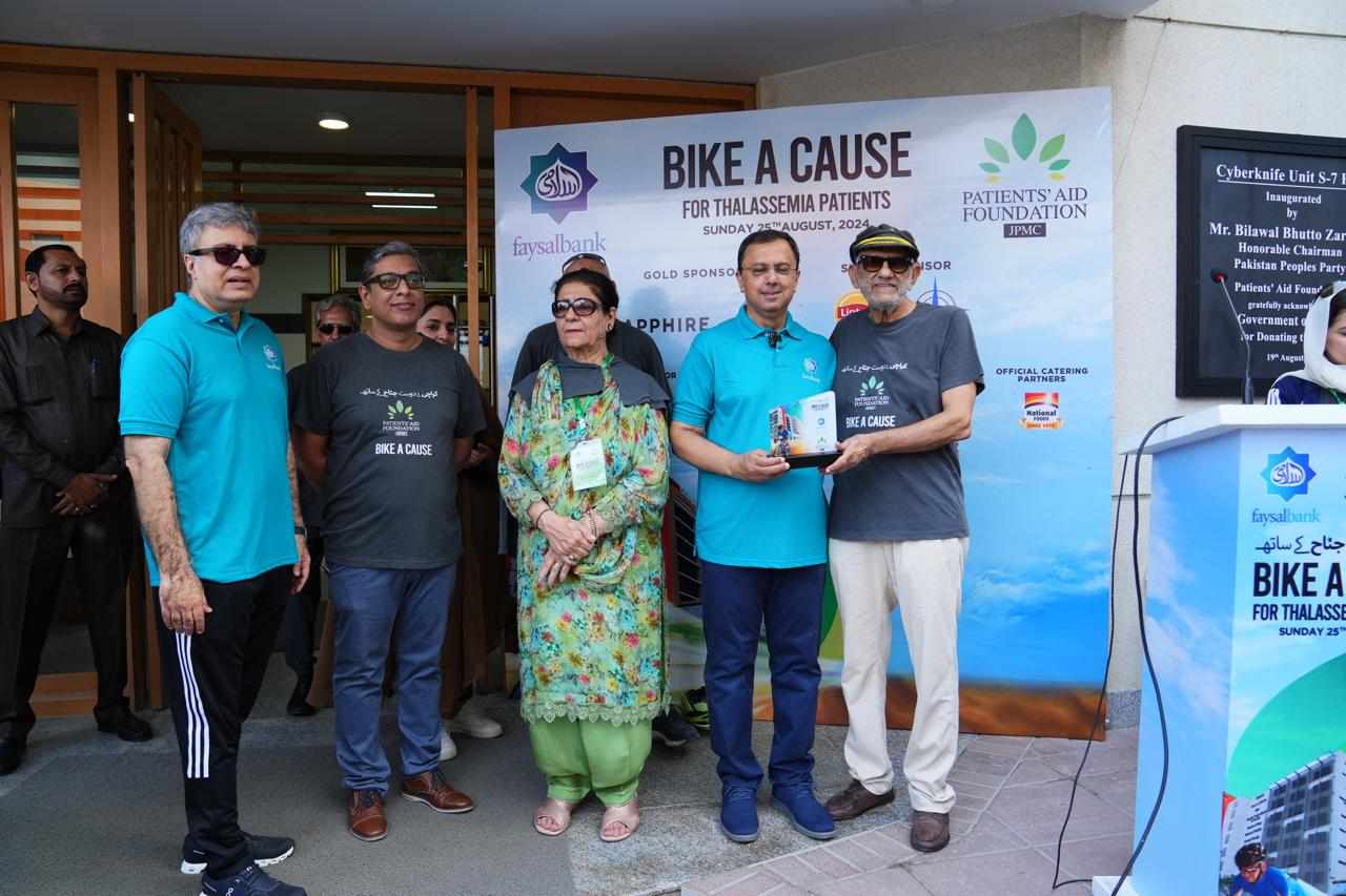 Cycling for a Cure: Patients’ Aid Foundation and Faysal Bank’s Bike-A-Cause to Support Thalassemia Patients at Jinnah Hospital