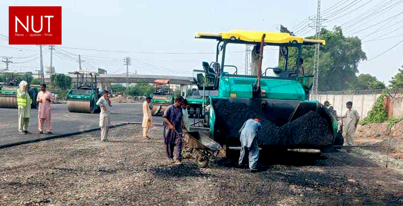 CBD PUNJAB ADVANCES WALTON ROAD REVAMP WITH NEW ASPHALT LAYERING